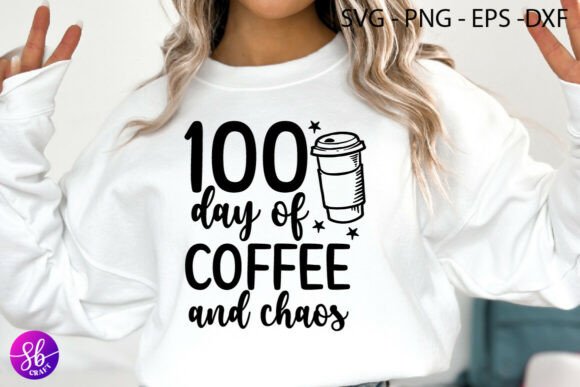 100 Days Coffee and Chaos: The Ultimate Design Asset for Educators