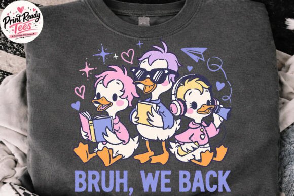 Bruh We Back Duck Squad PNG for Creative Projects