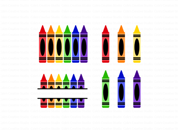 Crayon Clipart Svg Bundle: Adding a Playful Touch to Modern School Crafts