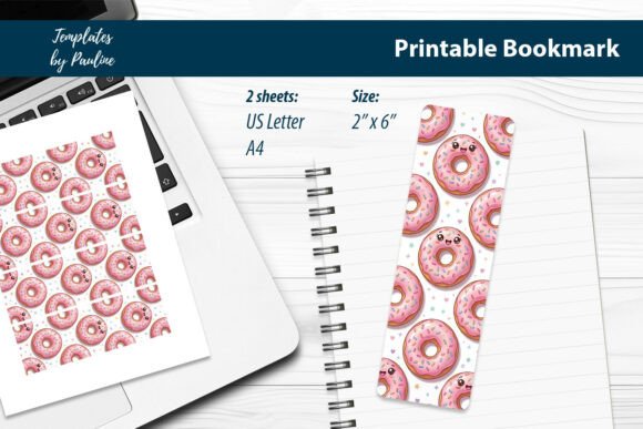 Cute Kawai Food Bookmark Printable