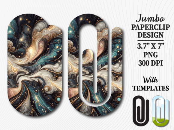 Gold Marble Ink Texture Jumbo Paperclip: A Comprehensive Evaluation