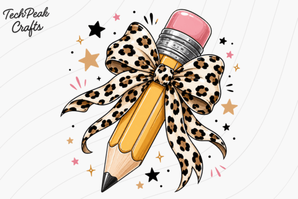 Leopard Bow Pencil Shirt PNG: The Ultimate Digital Asset for Creative Educators and Designers
