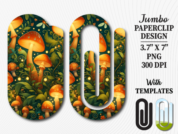 Navigating the Magic Forest Mushroom Jumbo Paperclip: A Guide to Digital Sublimation Designs