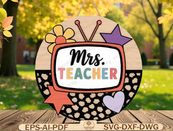 Retro TV Classroom Door Sign Laser Cut: A Comprehensive Evaluation