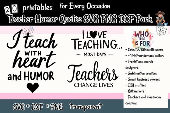 Teacher Humor Quotes SVG PNG DXF Pack: A Practical Evaluation for Creators