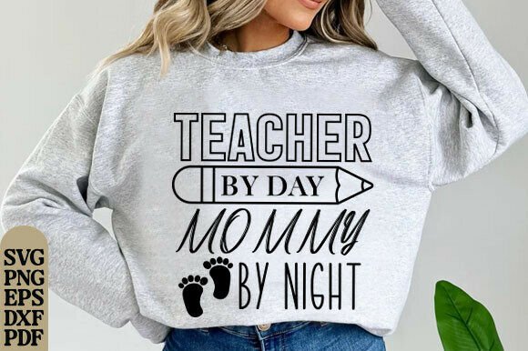 Teacher Mommy Life SVG Design: The Ultimate School Graphic