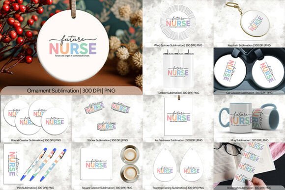 The Ultimate Future Nurse Pastel Sublimation Bundle: A Creative Toolkit for Educators and DIY Enthusiasts