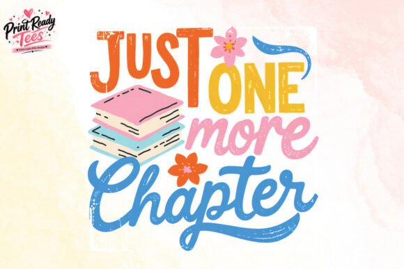 Unlocking Creativity with the Just One More Chapter Books PNG Design